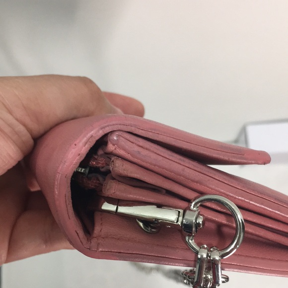 Authentic Chanel pink Camellia Long Wallet WOC - Picture 14 of 17